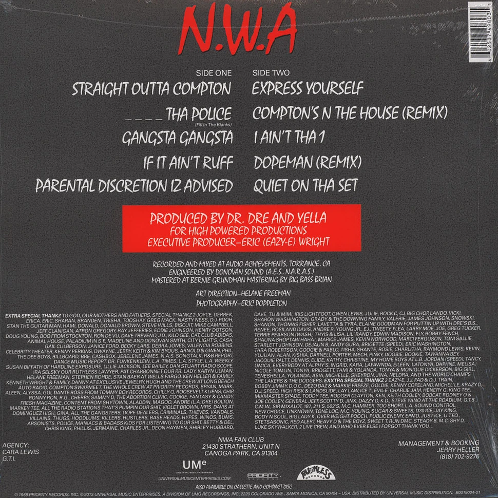 N.W.A. - Straight Outta Compton Remastered Edition