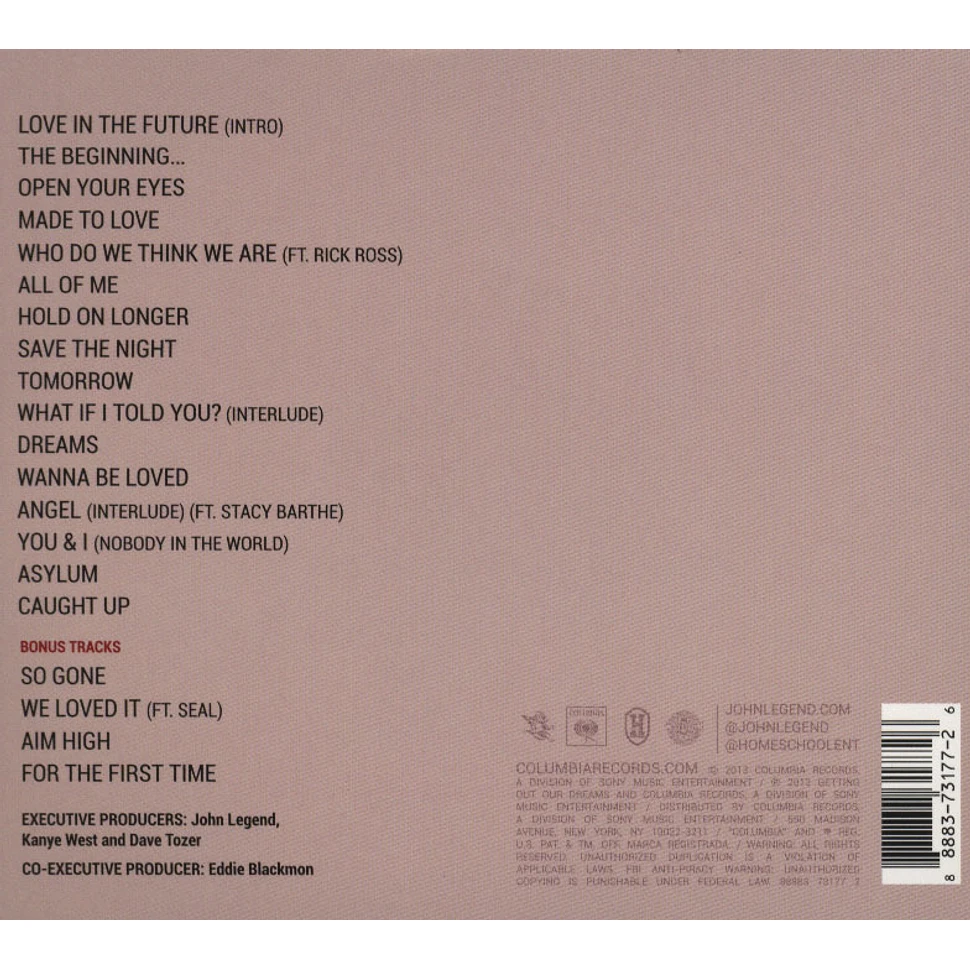 John Legend - Love In The Future Deluxe Version