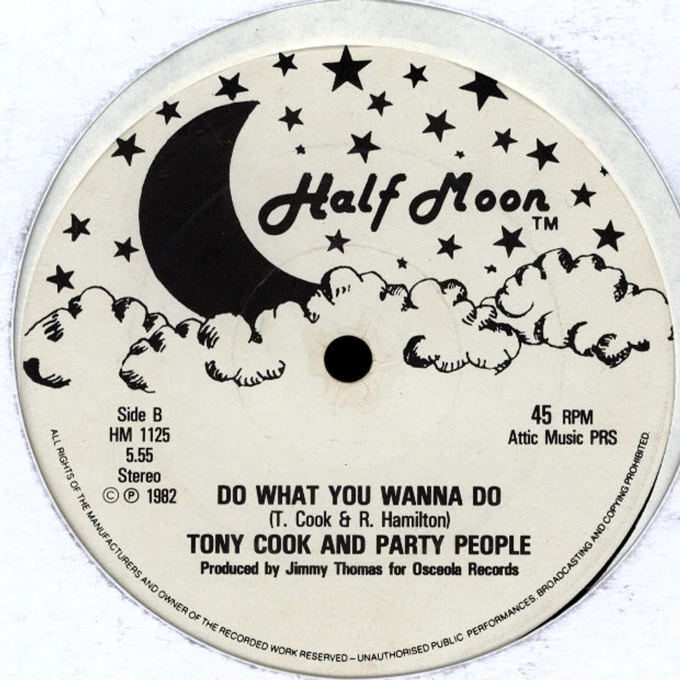 Tony Cook & The Party People - Do What You Wanna Do
