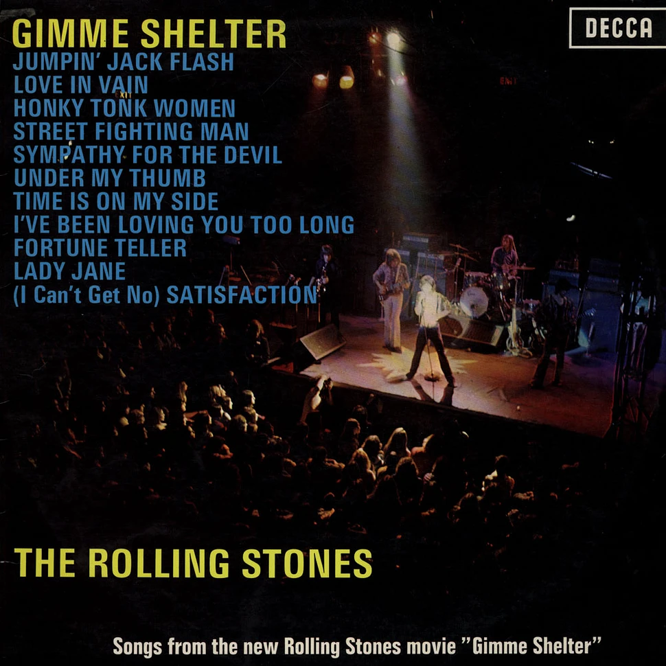 The Rolling Stones - Gimme Shelter (Songs From The New Rolling Stones Movie "Gimme Shelter")