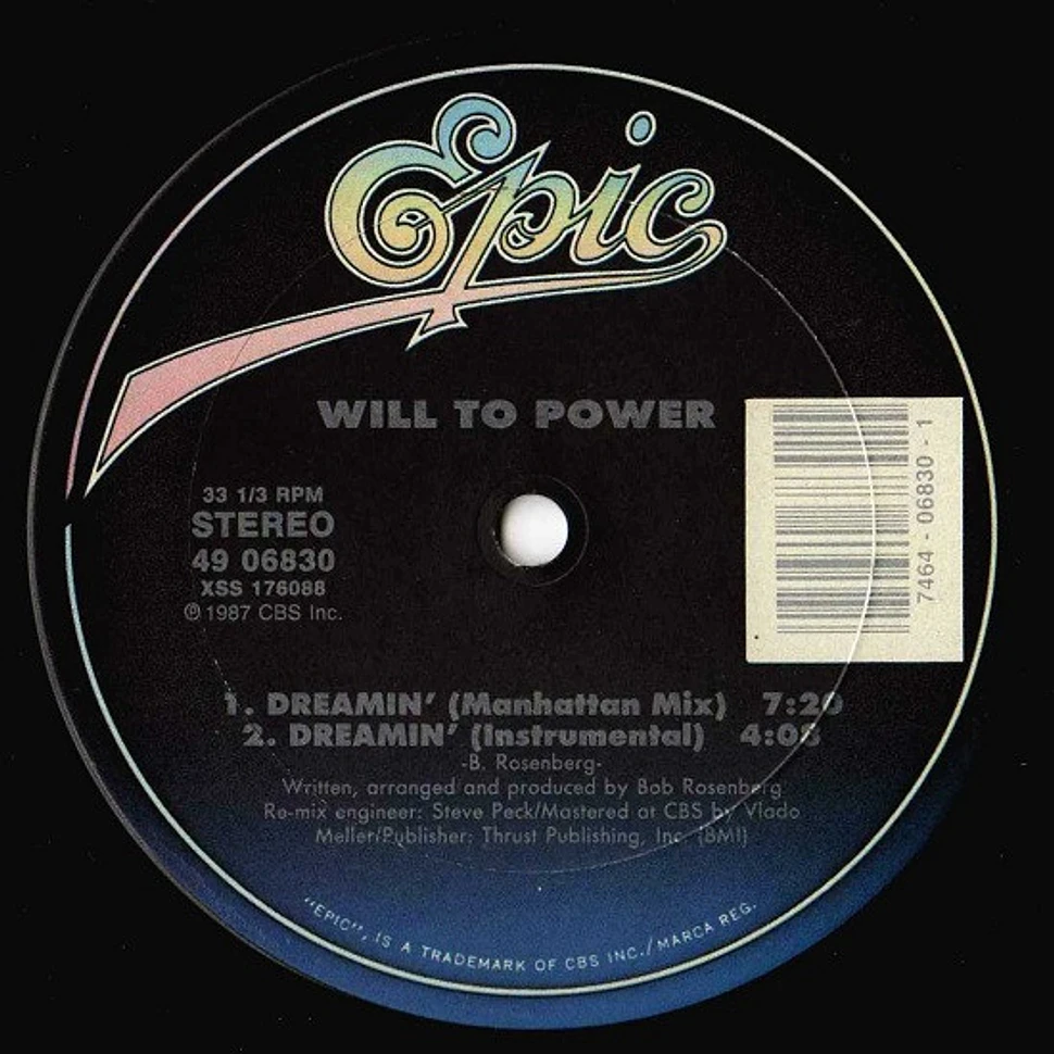 Will To Power - Dreamin'