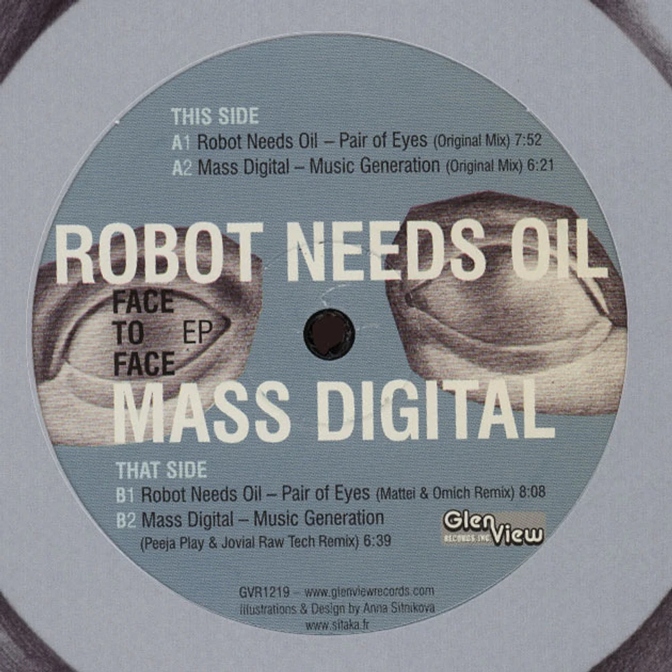 Robot Needs Oil & Mass Digital - Split EP