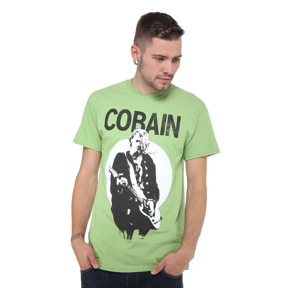 Kurt Cobain - Standing Guitar Photo T-Shirt