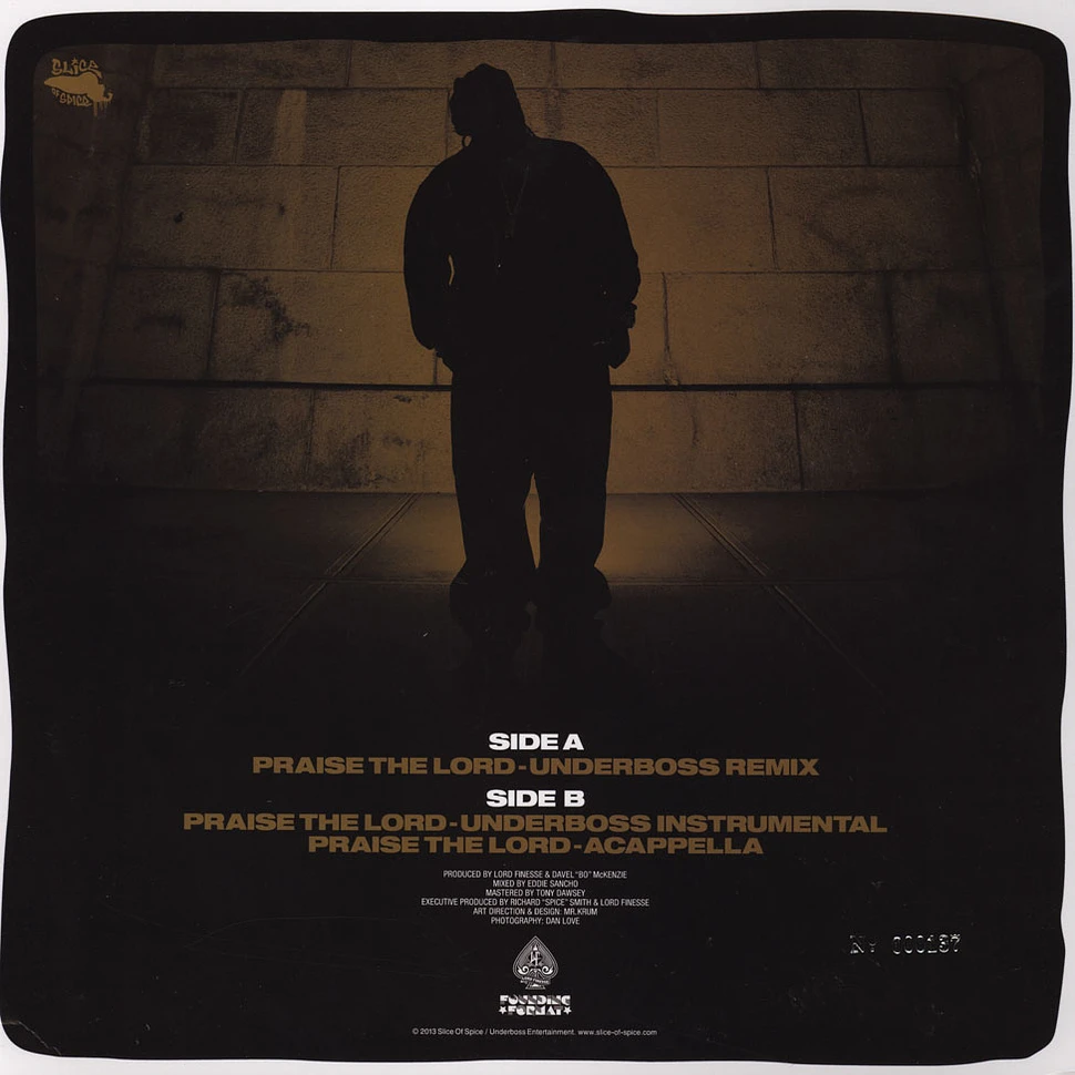 Lord Finesse - Praise The Lord Underboss Remix White Vinyl Edition