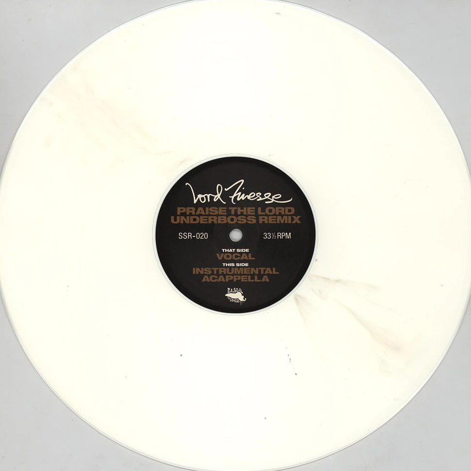 Lord Finesse - Praise The Lord Underboss Remix White Vinyl Edition