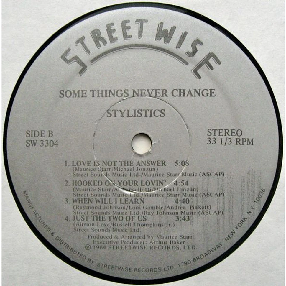 The Stylistics - Some Things Never Change