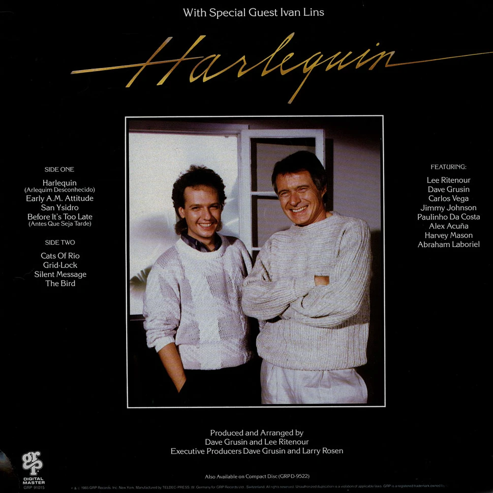 Dave Grusin & Lee Ritenour - Harlequin