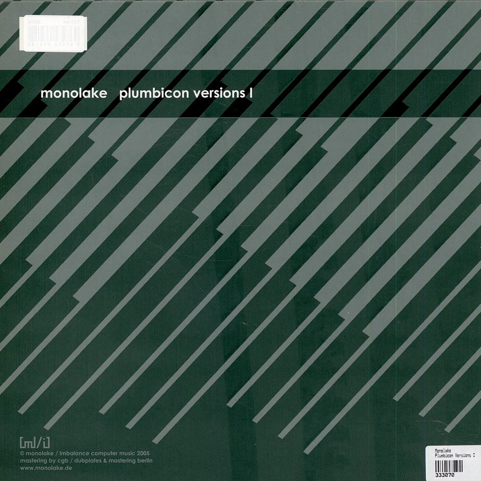 Monolake - Plumbicon Versions I