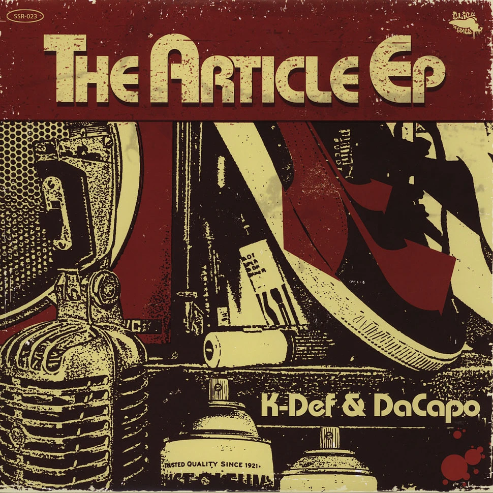 K-Def & DaCapo - The Article EP Red & Black Viny Edition
