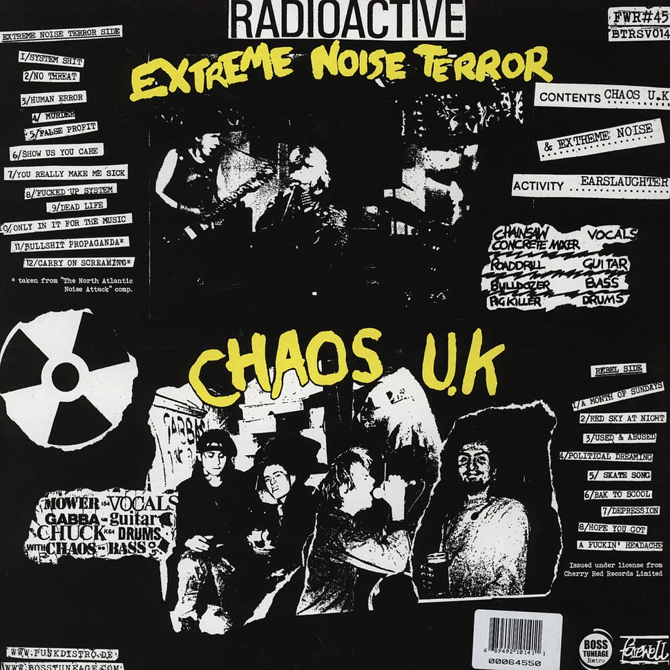 Extreme Noise Terror / Chaos Uk - Earslaughter