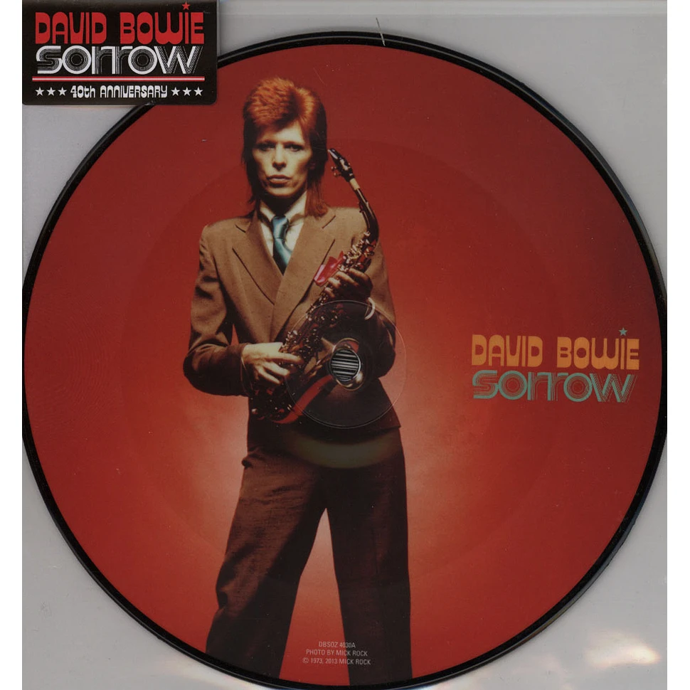David Bowie - Sorrow 40th Anniversary Picture Disc
