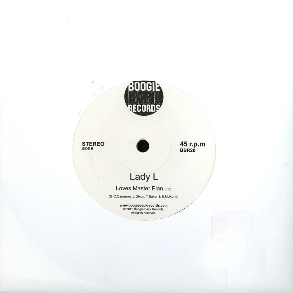 Lady L - Tonite / Loves Master Plan