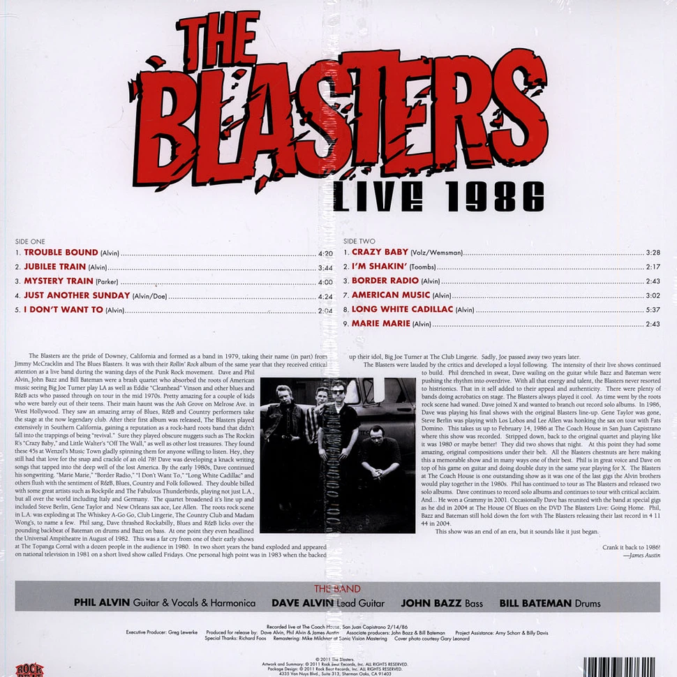 Blasters - Live 1986