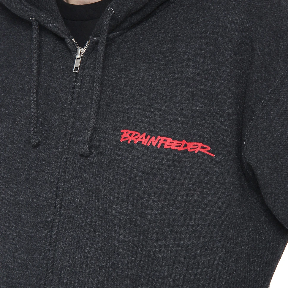 Brainfeeder - Type Logo Zip-Up Hoodie