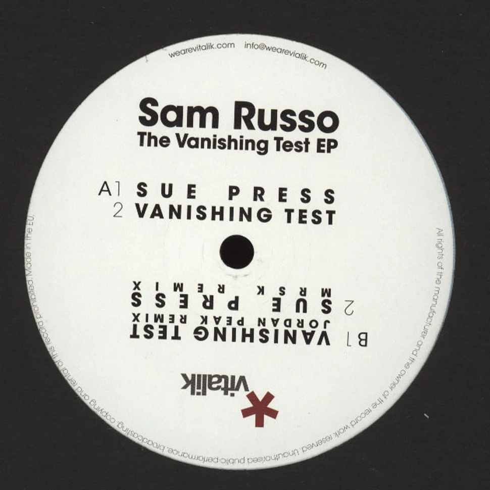 Sam Russo - Vanishing Test EP