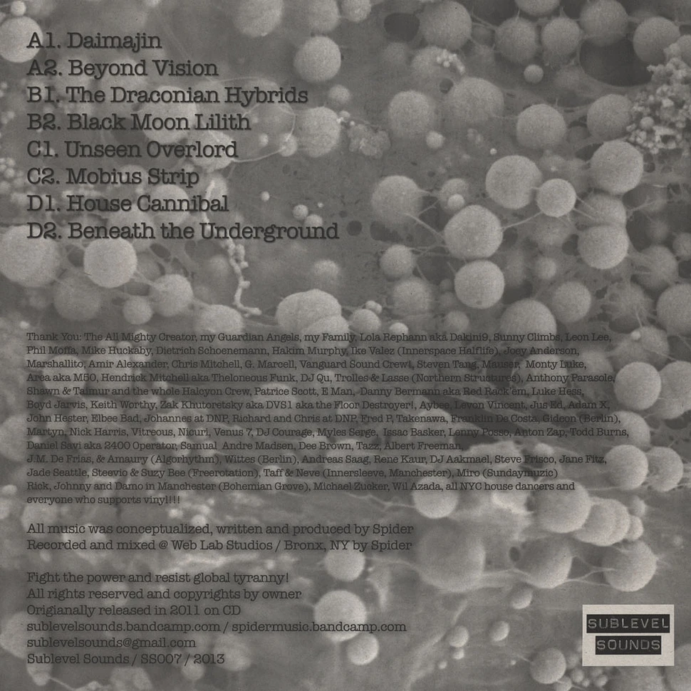 Kuru (DJ Spider) - Transmissible Spongiform Encephalopathy LP