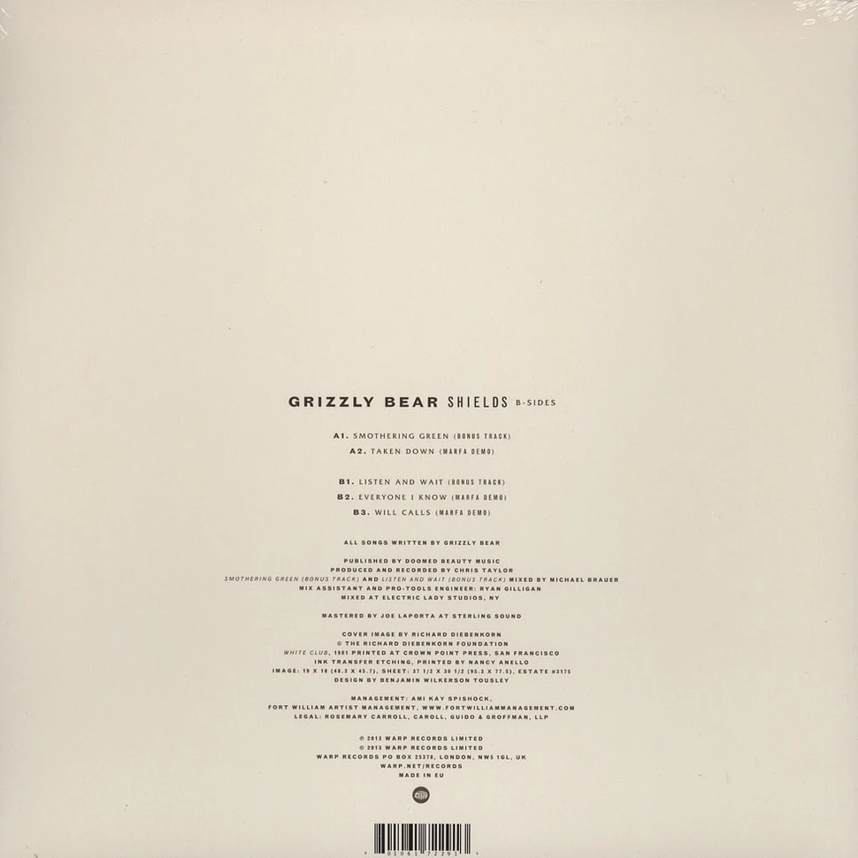 Grizzly Bear - Shields: B-Sides