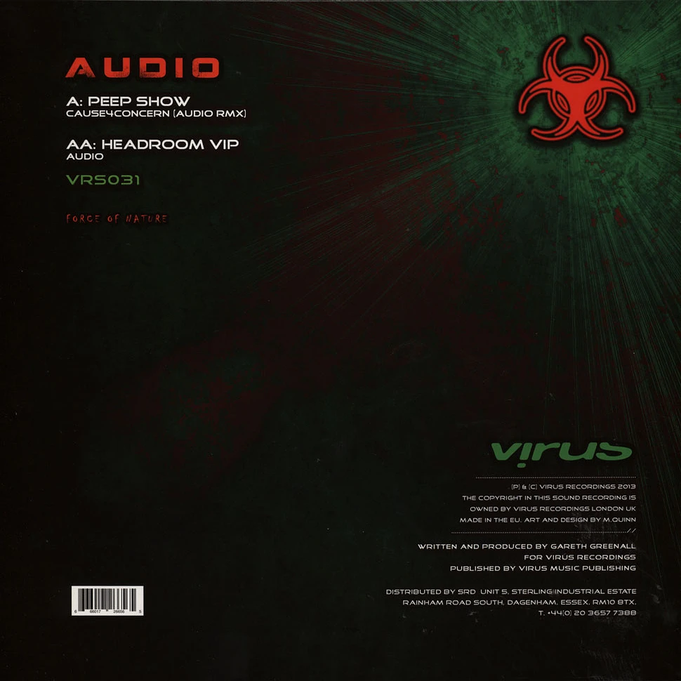 Cause4Concern / Audio - Peepshow Audio Remix / Headroom VIP