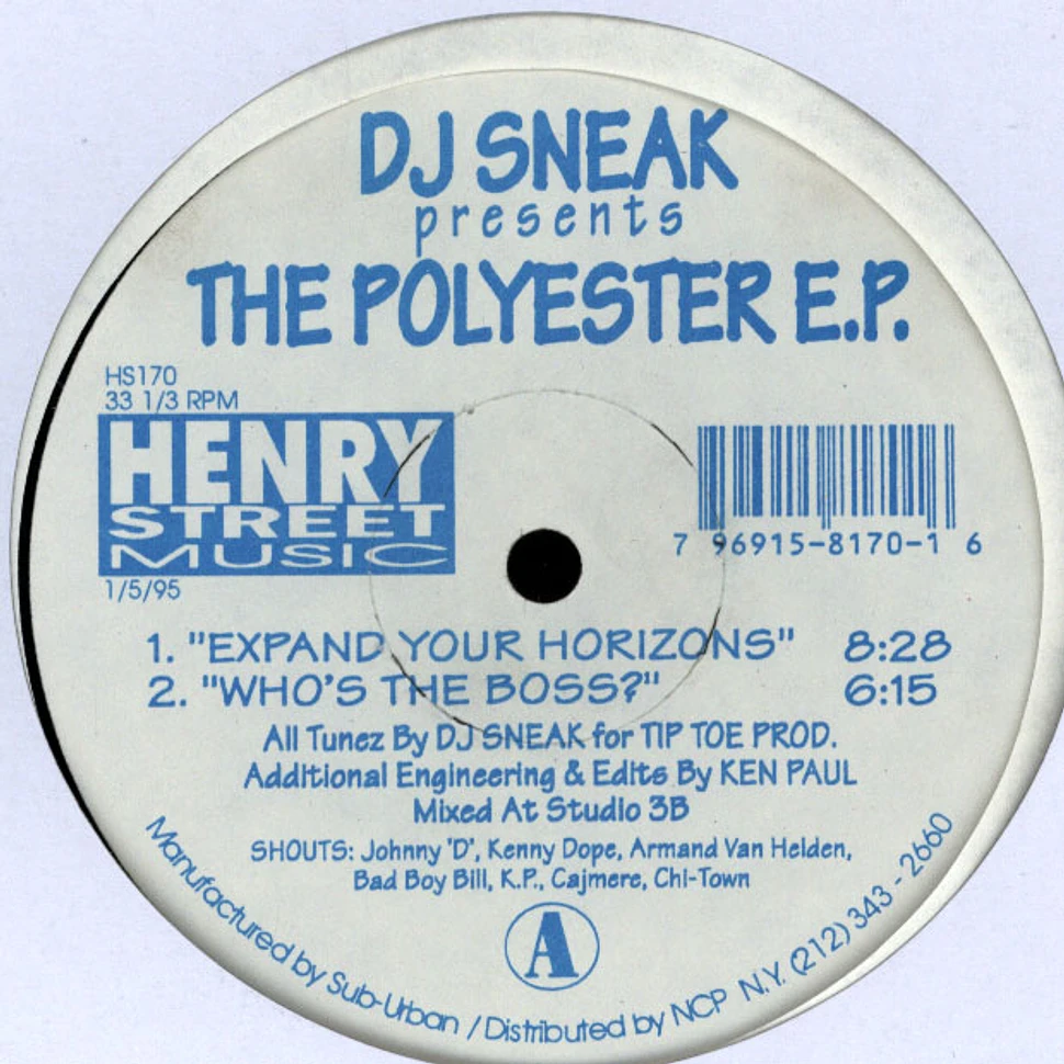 DJ Sneak - The Polyester E.P.