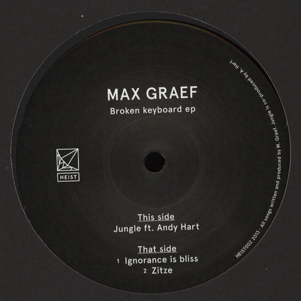 Max Graef - Broken Keyboard EP