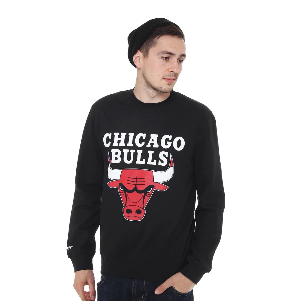 Mitchell & Ness - Chicago Bulls NBA Team Logo Crew Sweater