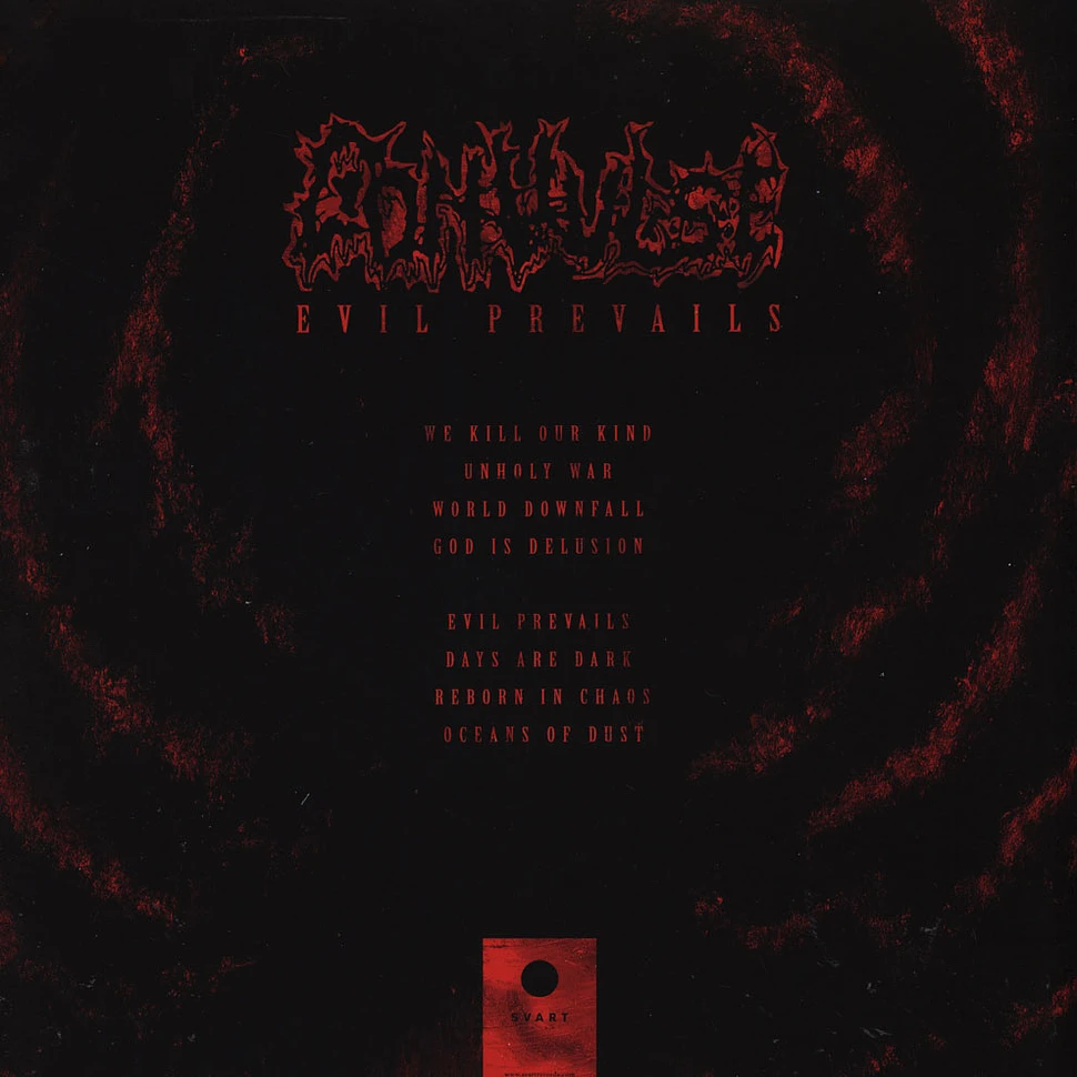 Convulse - Evil Prevails Red Vinyl Edition