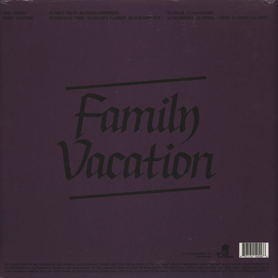 Axel Boman - Family Vacation