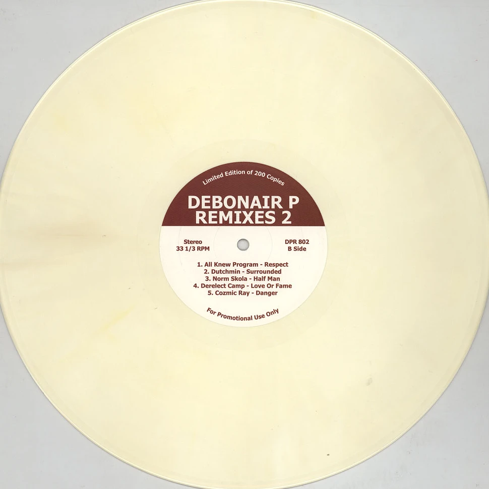 Debonair P - Remixes 2 Cream Vinyl Edition
