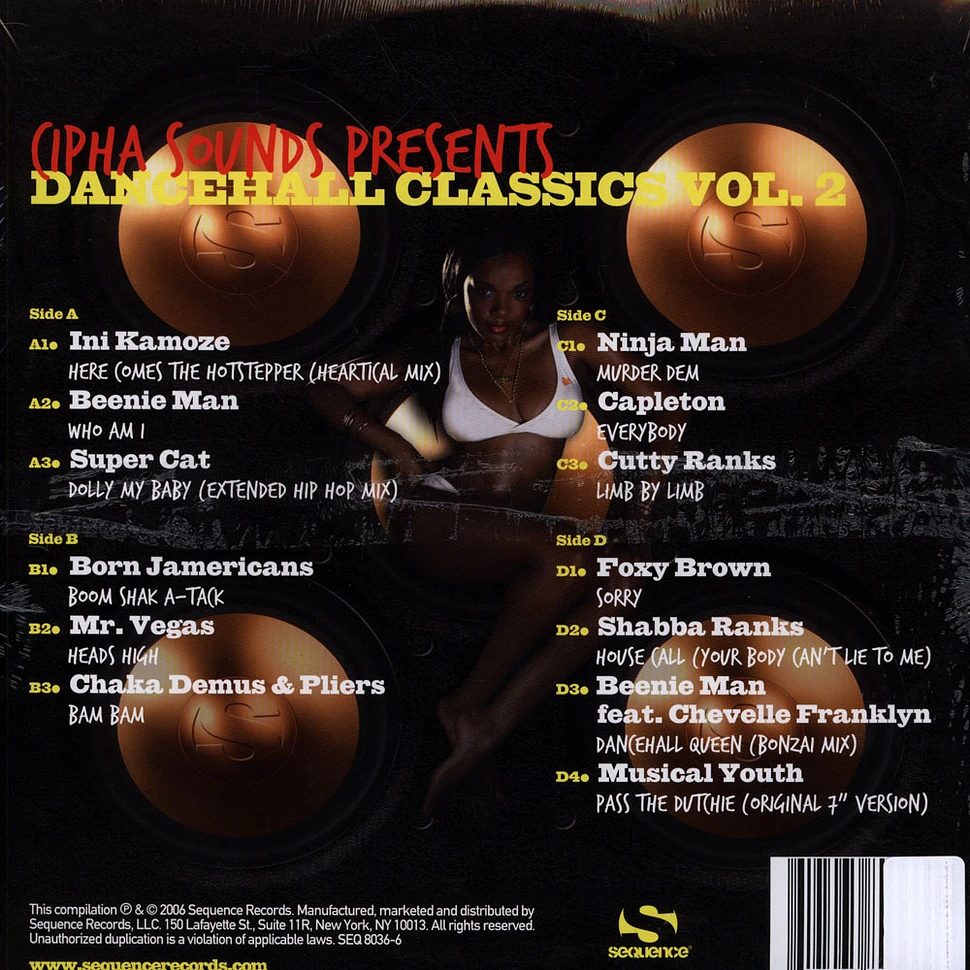 DJ Cipha Sounds Presents Various - Dancehall Classics Vol.2