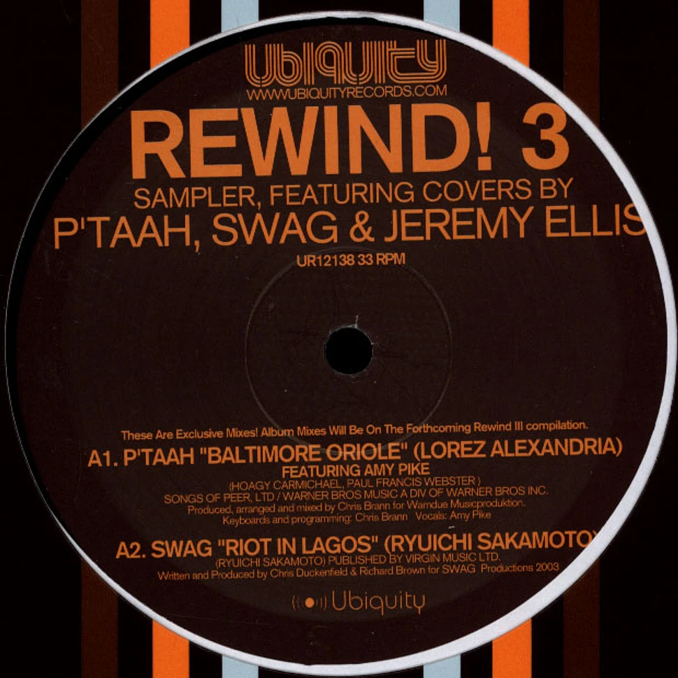 Rewind! - Volume 3 Sampler