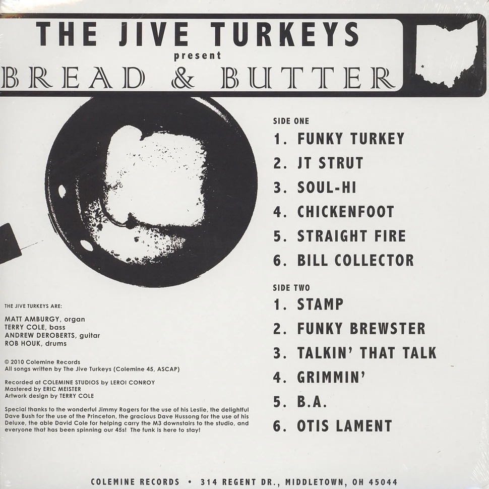 The Jive Turkeys - Bread & Butter