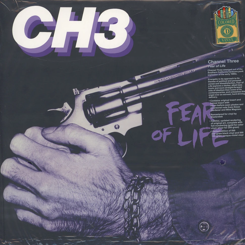 Channel Three - Fear of Life Colored Vinyl Edition