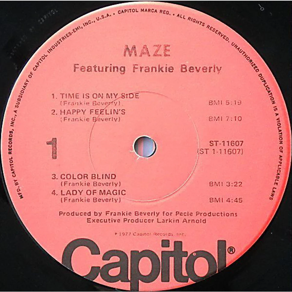 Maze Featuring Frankie Beverly - Maze Featuring Frankie Beverly