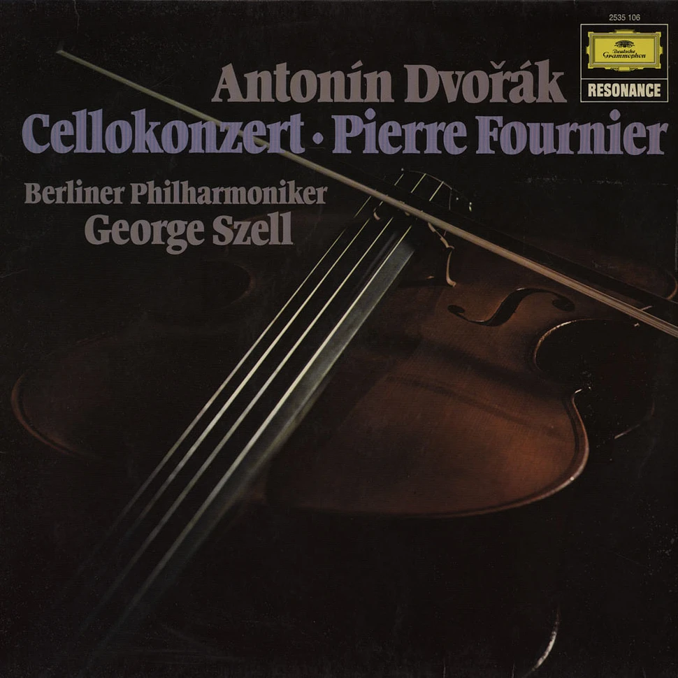 Antonín Dvo?ák / Pierre Fournier, George Szell, Berliner Philharmoniker - Konzert Für Violoncello Und Orchester H-Moll Op. 104gh