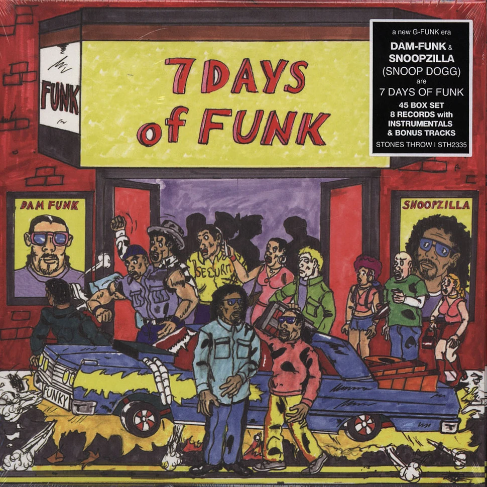 7 Days Of Funk (Dam-Funk & Snoopzilla aka Snoop Dogg) - 7 Days Of Funk 45 Box Set