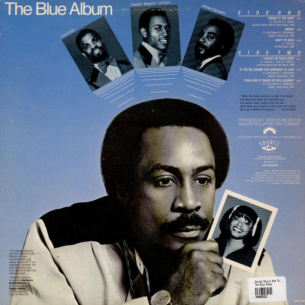 Harold Melvin And The Blue Notes Featuring Sharon Paige - The Blue Album