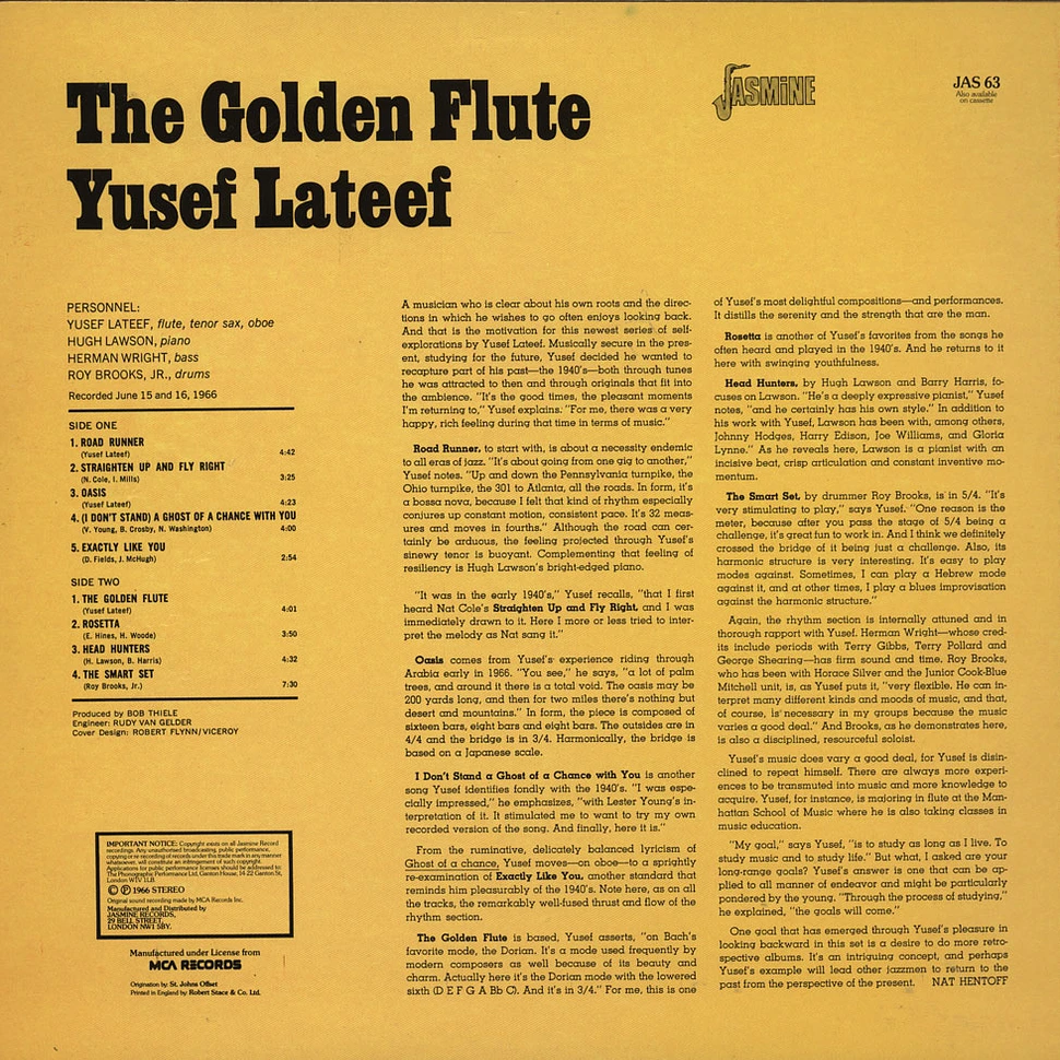 Yusef Lateef - The Golden Flute