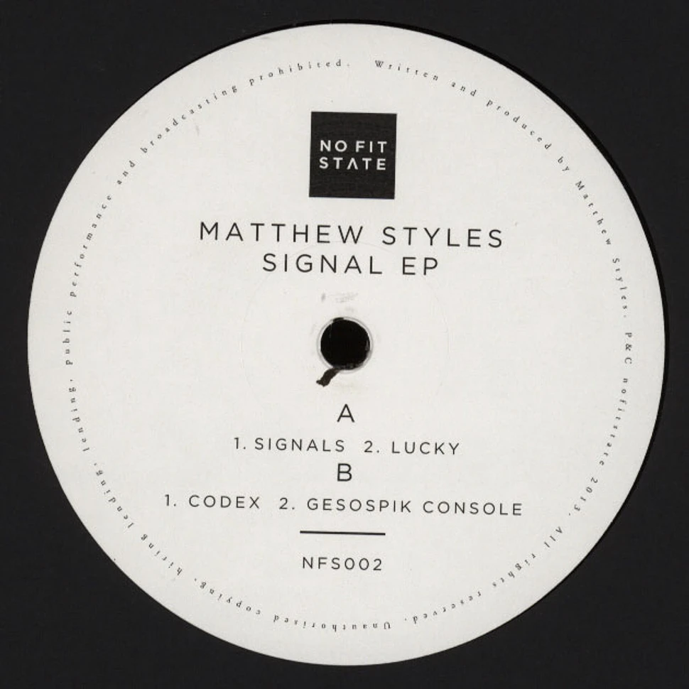 Matthew Styles - Signals EP