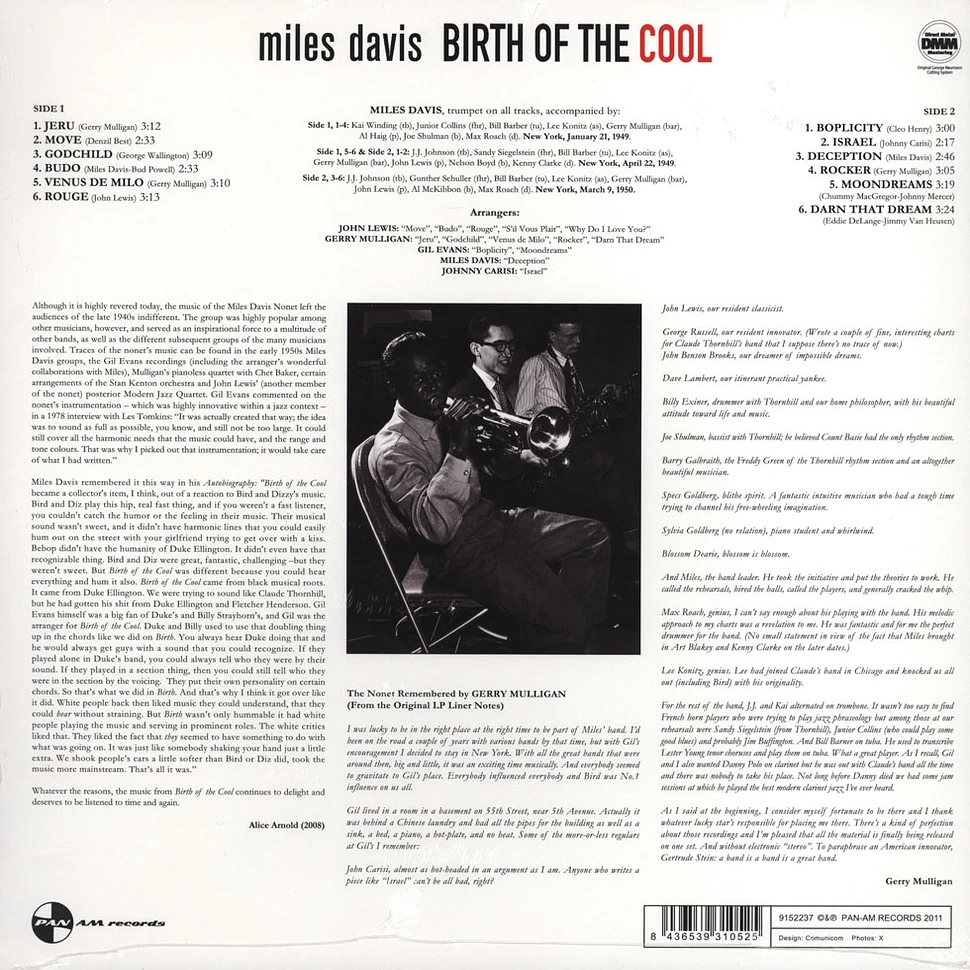 Miles Davis - Birth Of The Cool