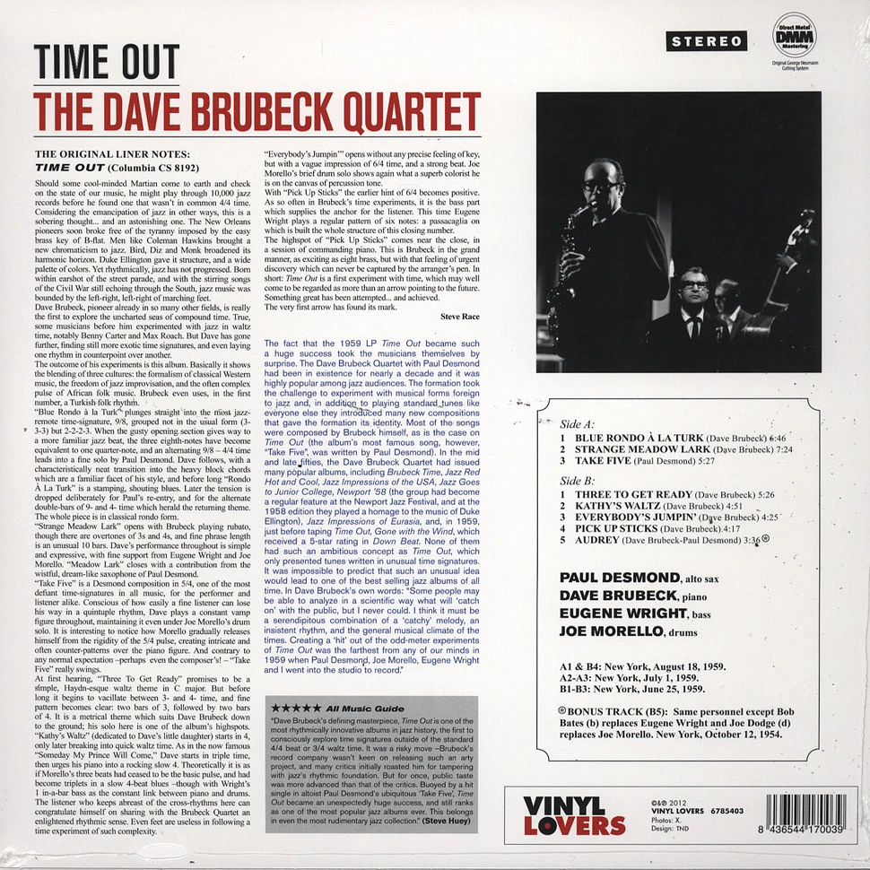 The Dave Brubeck Quartet - Time Out