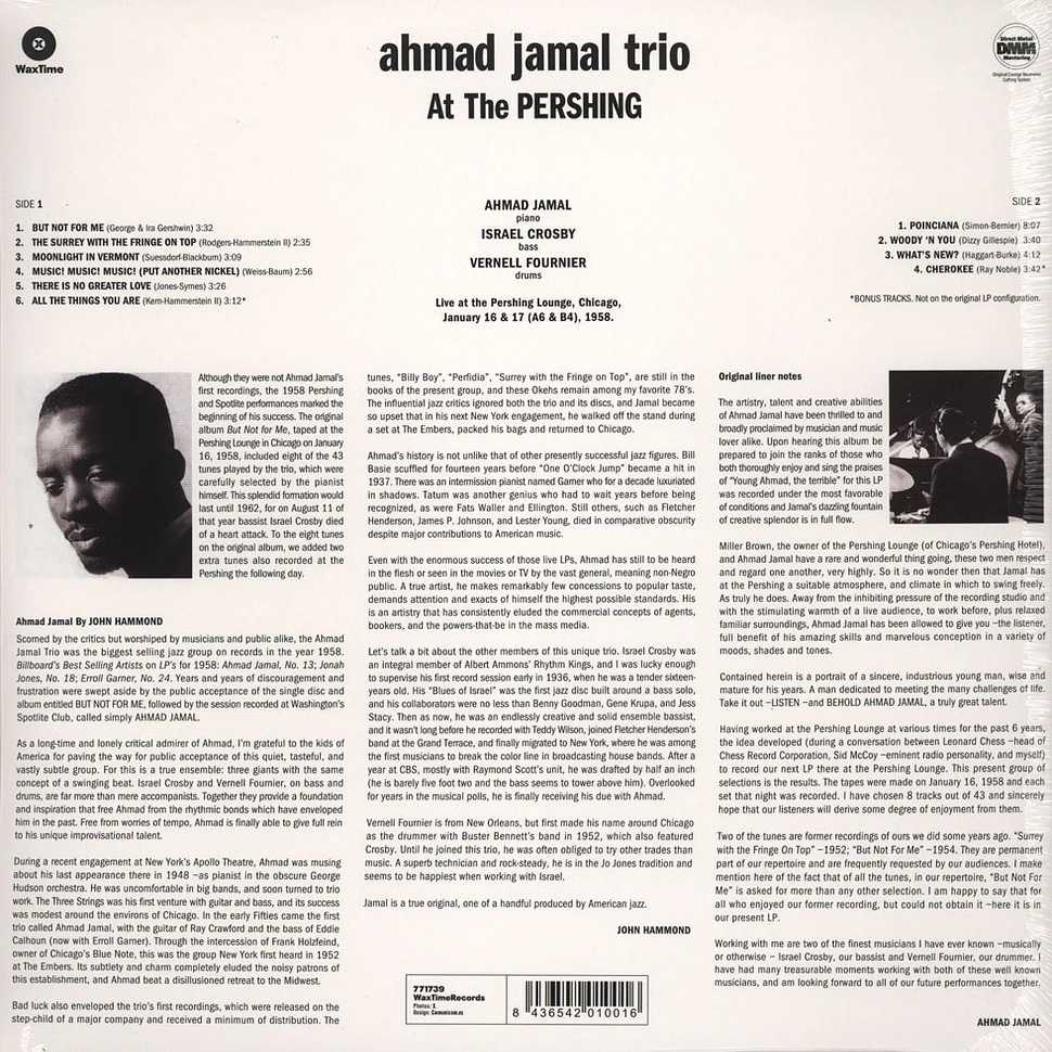 Ahmad Jamal Trio - At The Pershing