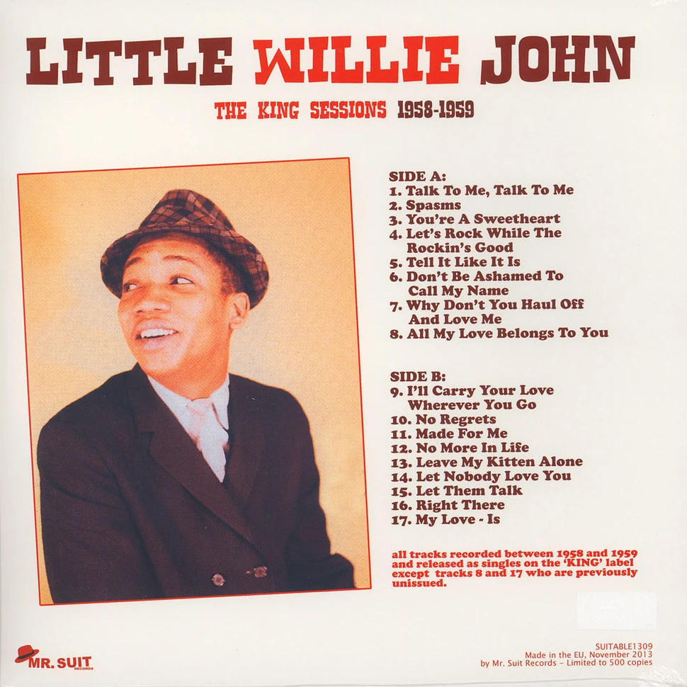 Little Willie John - The 'King' Sessions 1958-1959