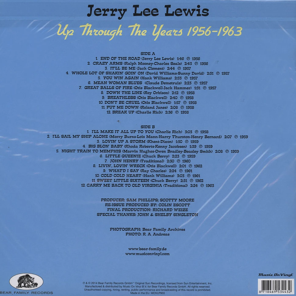 Jerry Lee Lewis - Up Through The Years 1956-1963
