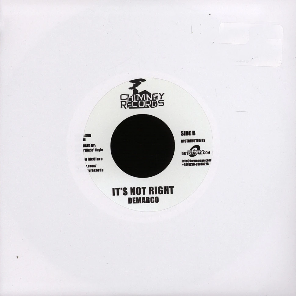 Tarrus Riley / Demarco - My Day / It's Not Right