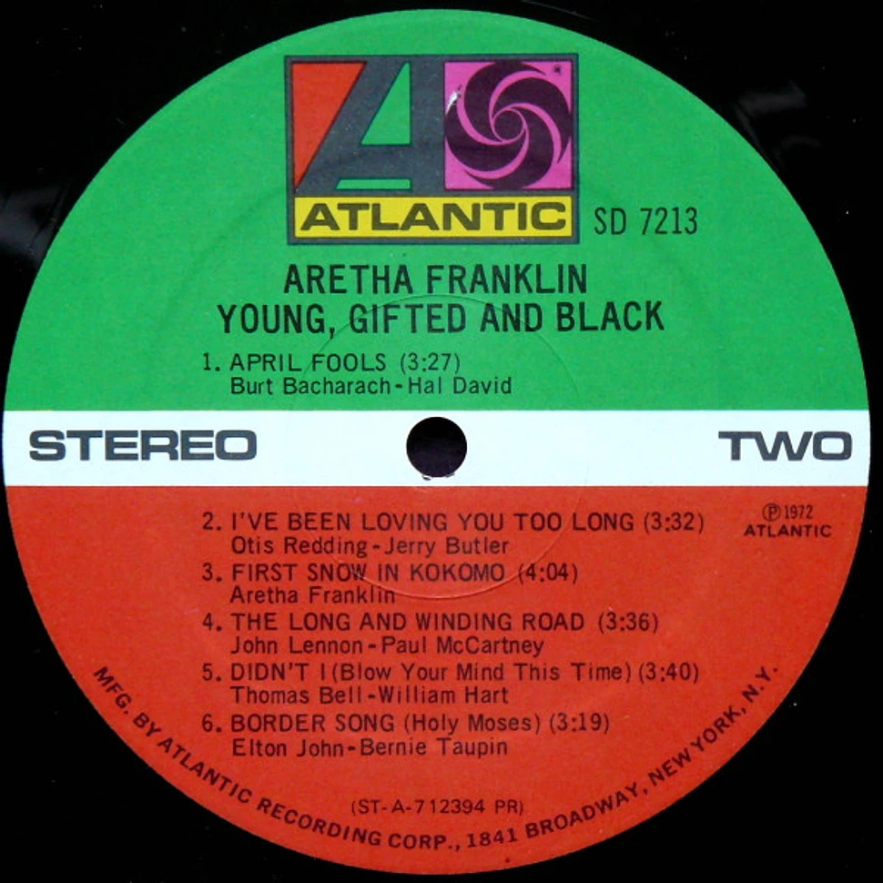 Aretha Franklin - Young, Gifted And Black