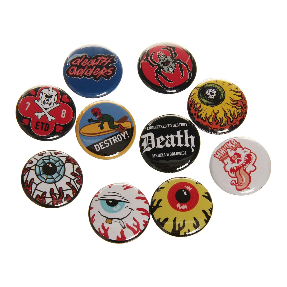 Mishka - Assorted Pin Pack (Pack of 10)