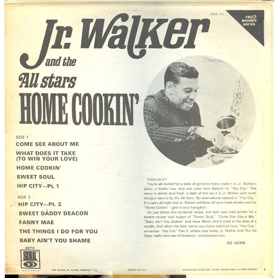 Junior Walker & The All Stars - Home Cookin'