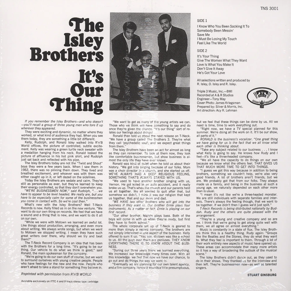 The Isley Brothers - It's Your Thing