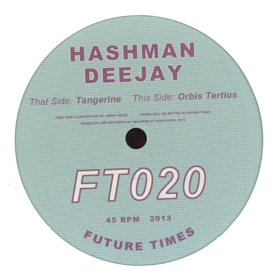 Hashman Deejay - Tangerine