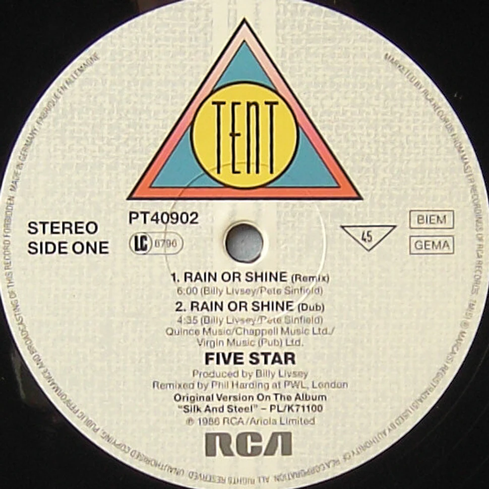 Five Star - Rain Or Shine (Remixed Version)